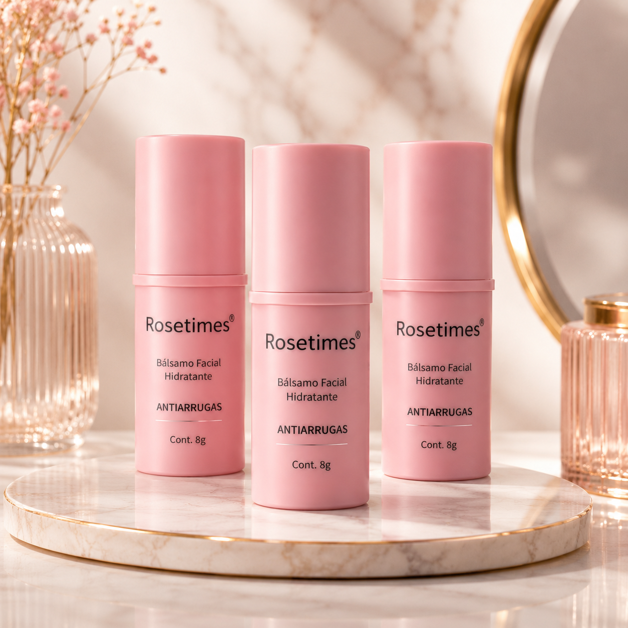 Balsamo facial reparador e hidratador