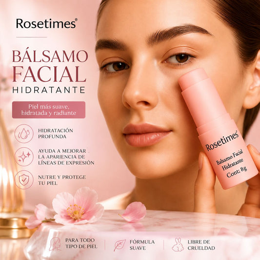 Balsamo facial reparador e hidratador